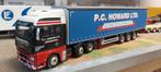 Dikke MAN P.C.Howard met huiftrailer wsi, Hobby en Vrije tijd, Modelauto's | 1:50, Ophalen of Verzenden, Zo goed als nieuw, Bus of Vrachtwagen