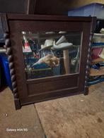 Antieke Spiegel met Houten Frame, Ophalen, Rechthoekig, 50 tot 100 cm, 100 tot 150 cm