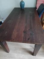 Eettafel  160 x 80 x 77 hoog zonder stoelen., Ophalen, Gebruikt, Eikenhout, 50 tot 100 cm