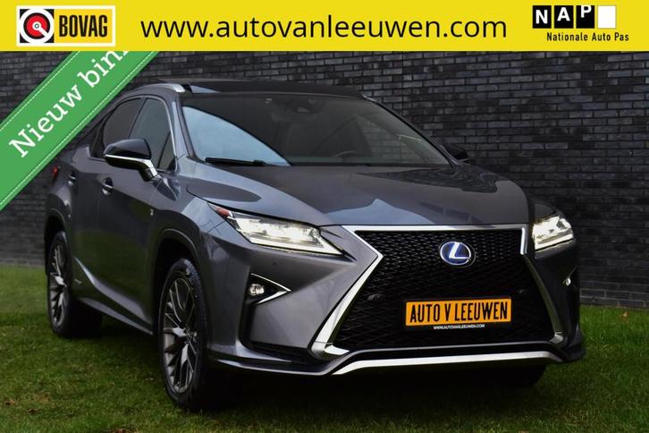 Lexus RX 450h 4WD F Sport Line MARK LEVINSON/PANODAK/CAMERA/, Auto's, Lexus, Bedrijf, Te koop, RX(-H), 360° camera, 4x4, ABS, Adaptive Cruise Control