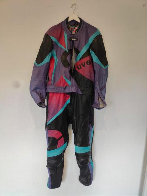 Uvex leren motorpak, maat 56. Afritsbaar., Motoren, Kleding | Motorkleding, Tweedehands, Ophalen of Verzenden