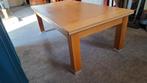 Lichteiken salontafel ( van 130 x 70 cm), Ophalen, Gebruikt, 100 tot 150 cm, 50 tot 100 cm