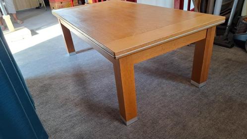 Lichteiken salontafel ( van 130 x 70 cm), Huis en Inrichting, Tafels | Salontafels, Gebruikt, Minder dan 50 cm, 50 tot 100 cm