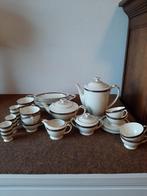 Koffie- en theeservies met melkkan en suikerpot, Ophalen, Gebruikt, Overige stijlen, Porselein