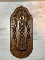 Antieke Houten Kledingborstel met Houder, Ophalen of Verzenden