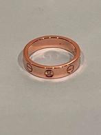 Cartier Love ring 18K Roségoud met 1 diamant (maat 47), Goud, Goud, 20 of groter, Dame