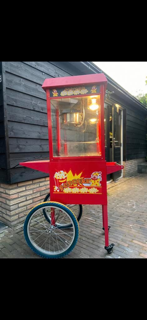 Te huur: Popcorn Machine incl ingrediënten!, Hobby en Vrije tijd, Feestartikelen | Verhuur, Gebruikt, Overige, Ophalen