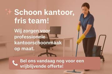 Professionele kantoorschoonmaak  beschikbaar voor biedingen