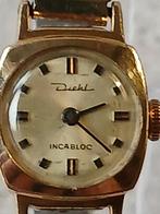 Diehl Gouden Dameshorloge - Junghans Opwinder, Ophalen of Verzenden, Goud