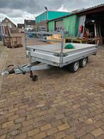 Hapert tandemasser plateauaanhanger 305x160cm bakmaat, Auto diversen, Aanhangers en Bagagewagens, Ophalen, Gebruikt, ., Hapert