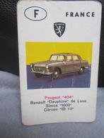 autokaartje  PEUGEOT 404, Ophalen of Verzenden, Gebruikt, Auto's