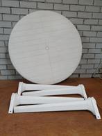 tuintafel in prima staat, diameter 1 meter, Tuin en Terras, Tuintafels, Ophalen of Verzenden, Rond, Kunststof