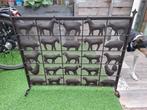 Vintage Open Haard Scherm met Dieren, Huis en Inrichting, Haarden, Ophalen, Gebruikt, Houthaard