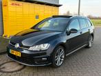 Volkswagen Golf 2.0 TDI DSG 2015 3x Rline pano Acc DCC CAMER, Auto's, 4 cilinders, Zwart, Leder, Stationwagon