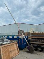 Vlaggenmast 6m met betonvoet, Ophalen, Gebruikt, 200 cm of meer, Minder dan 100 cm