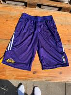 Adidas reversibel 1991 NBA Lakers shorts (maat M) geel/paars, Maat 48/50 (M), Paars, Overige typen, Ophalen of Verzenden