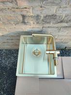 Lanesto gouden spoelbak met kraan - Nieuw!, Huis en Inrichting, Keuken | Keukenelementen, Minder dan 50 cm, Nieuw, Ophalen of Verzenden