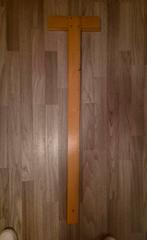 Houten Liniaal / Tekenliniaal, Ophalen, Gebruikt, Minder dan 130 cm