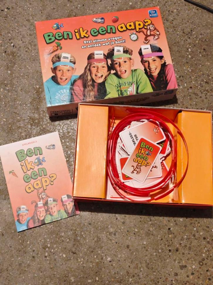 Ben ik een aap? - Leuk spel!, Hobby en Vrije tijd, Gezelschapsspellen | Bordspellen, Ophalen of Verzenden