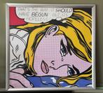 Roy Lichtenstein zeefdruk, Antiek en Kunst, Kunst | Litho's en Zeefdrukken, Ophalen