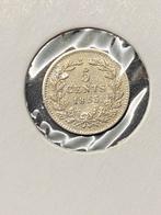 Vijf cent - Stuiver 1855  Willem III, Postzegels en Munten, Munten | Nederland, Zilver, Ophalen of Verzenden, Koning Willem III