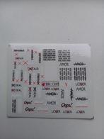Velletje nagel water decals stickers BN-1237 teksten, Verzenden, Zwart, Nieuw, Handen en Nagels