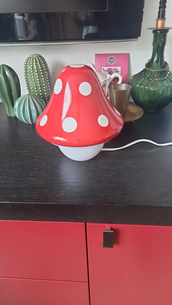 Massive mushroom paddenstoel tafellamp, lees de beschrijving, Huis en Inrichting, Lampen | Tafellampen, Zo goed als nieuw, Minder dan 50 cm