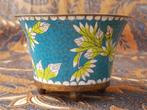 Originele antieke Chinese wierookpot van cloisonne 9,5 cm., Antiek en Kunst, Ophalen of Verzenden