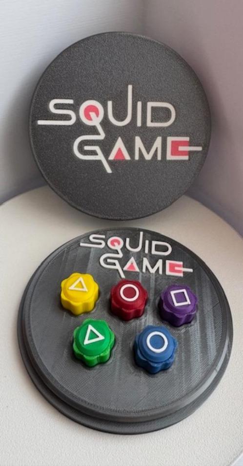 Squid Game Gonggi Goed3D, Hobby en Vrije tijd, Gezelschapsspellen | Bordspellen, Nieuw, Een of twee spelers, Drie of vier spelers