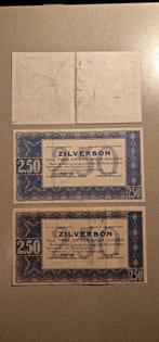 Proof zilverbonnen 2,50 gulden, Postzegels en Munten, Ophalen of Verzenden, 50 gulden