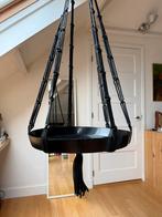 Decoratie schaal aan macramé ophangsysteem (zwart)., Dieren en Toebehoren, Kattenmanden, Ophalen of Verzenden, Zo goed als nieuw
