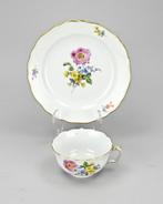 Antiek Meissen zeldzaam thee set met dienblad, Antiek en Kunst, Antiek | Servies compleet, Ophalen of Verzenden