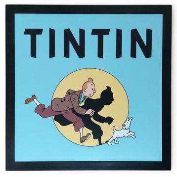 Kuifje reclame Verlicht bord 40 cm x 40 cm beschikbaar voor biedingen
