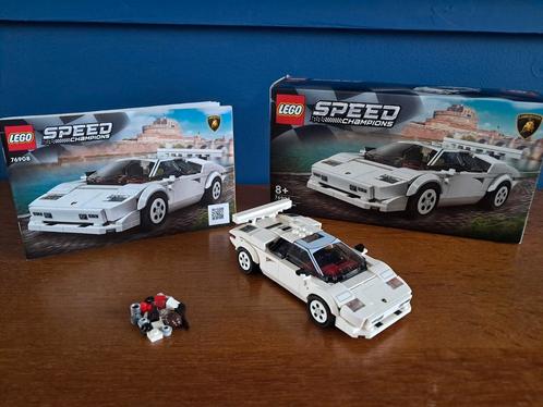 Speed Champions - Lamborghini Countach - 76908, Kinderen en Baby's, Speelgoed | Duplo en Lego, Zo goed als nieuw, Lego, Complete set