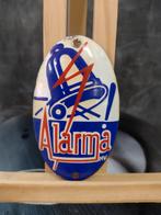 Origineel emaille deurpostje Alarma., Antiek en Kunst, Antiek | Emaille, Ophalen of Verzenden
