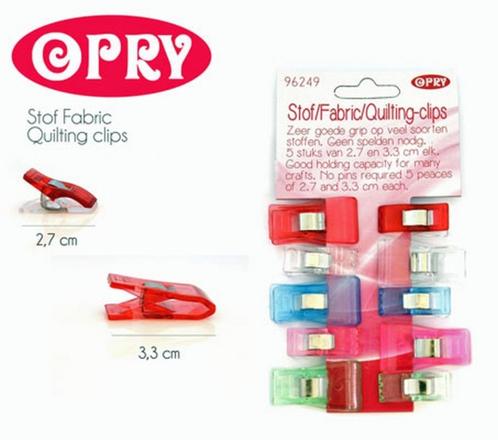 Opry Stof en quilting clips extra sterk 27-33mm, Hobby en Vrije tijd, Naaien en Fournituren, Nieuw, Garen of Naald(en), Ophalen of Verzenden