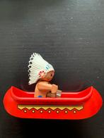 Duplo indiaan met boot, Kinderen en Baby's, Speelgoed | Duplo en Lego, Ophalen of Verzenden, Zo goed als nieuw, Duplo