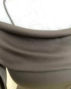 H&M jurk off sholder maat M, Maat 38/40 (M), Bruin, Ophalen of Verzenden, Zo goed als nieuw