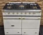Luxe Fornuis Lacanche 100cm crème & messing 2 ovens, Witgoed en Apparatuur, Fornuizen, 60 cm of meer, Ophalen of Verzenden, Zo goed als nieuw