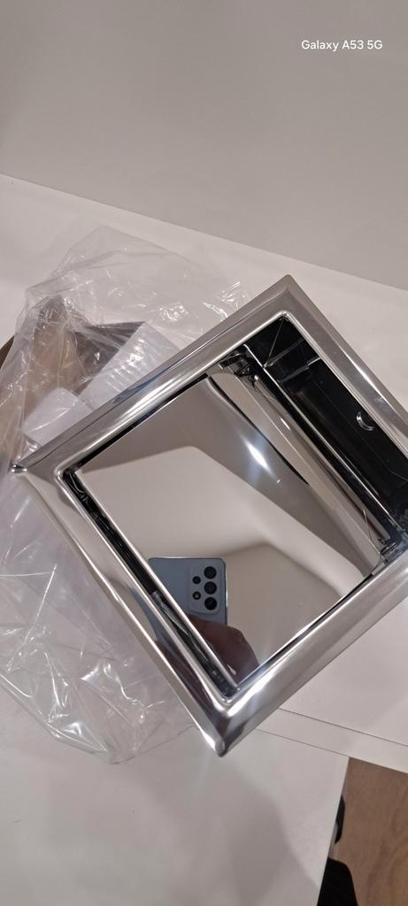 Saniclear Inbouw Toiletrolhouder RVS, Huis en Inrichting, Badkamer | Badtextiel en Accessoires, Nieuw, Overige typen, Grijs, Ophalen of Verzenden