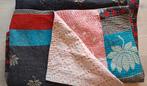 Sari quilt, plaid, woondeken, India, batik, Ophalen of Verzenden, Nieuw