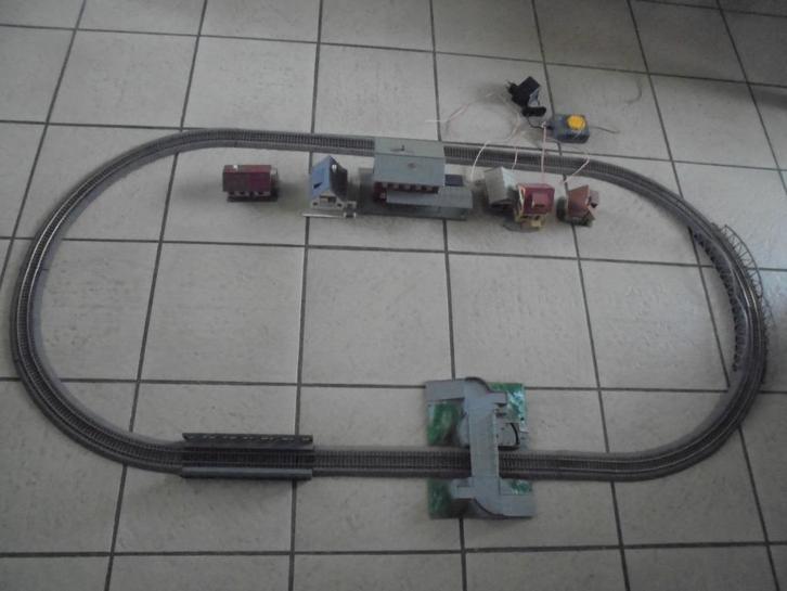 ROCO treinset met softbed railtraject, Hobby en Vrije tijd, Modeltreinen | H0, Zo goed als nieuw, Treinset, Gelijkstroom, Roco
