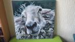 schilderijen schapen en geiten, acrylverf op doek, p/p/st, Huis en Inrichting, Woonaccessoires | Schilderijen, Tekeningen en Foto's