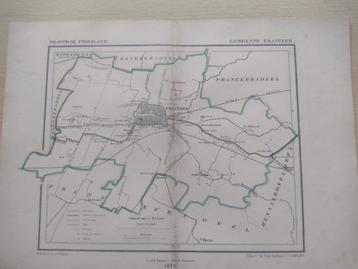 12 Franeker Zevenhuizen Litho Kuyper 1872 beschikbaar voor biedingen