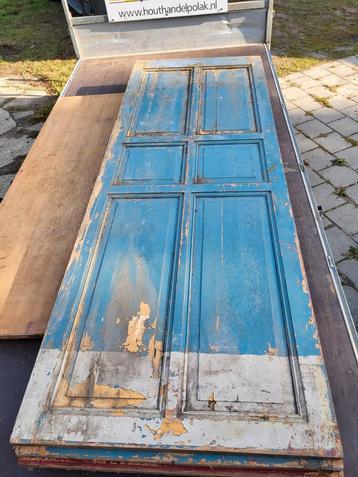 Oude grote paneeldeuren 305x110cm - Vintage look beschikbaar voor biedingen
