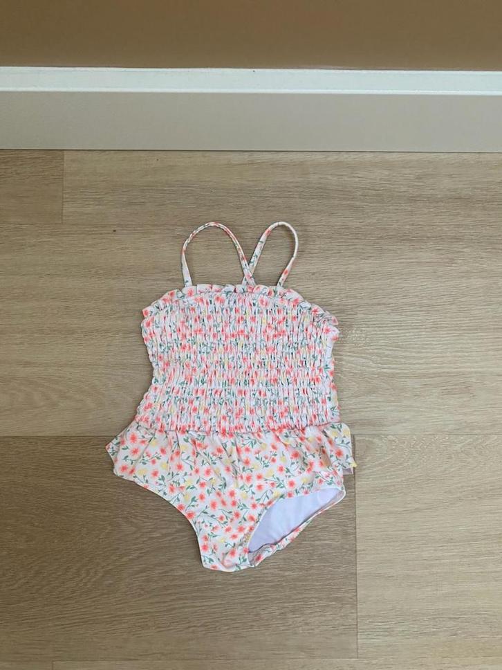 Z.g.a.n. Fleurige zwemkleding / badpak Hema, maat 74 / 80, Kinderen en Baby's, Babykleding | Baby-zwemkleding, Zo goed als nieuw