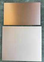 Koper platen gelamineerd tweezijdig uniek, wand, Vintage, Overige materialen, Minder dan 20 mm, Zo goed als nieuw