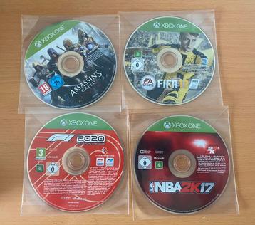 4 xbox one games (only games) beschikbaar voor biedingen