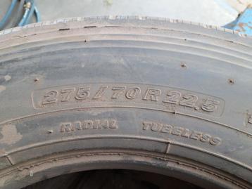 Vrachtauto banden 275/70R-22.5 beschikbaar voor biedingen
