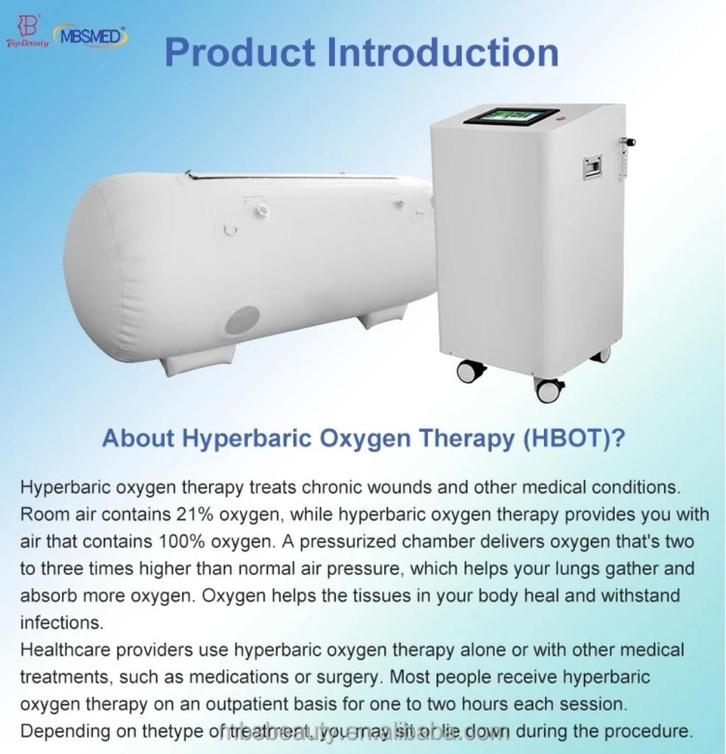 1.5 ATA Hyperbare Kamer hyperbaric, HBOT, zuurstof, Sport en Fitness, Gezondheidsproducten en Wellness, Zo goed als nieuw, Overige typen